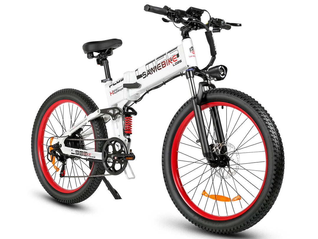 SAMEBIKE LO26 Plus 1000W galingas sulankstomas elektrinis dviratis