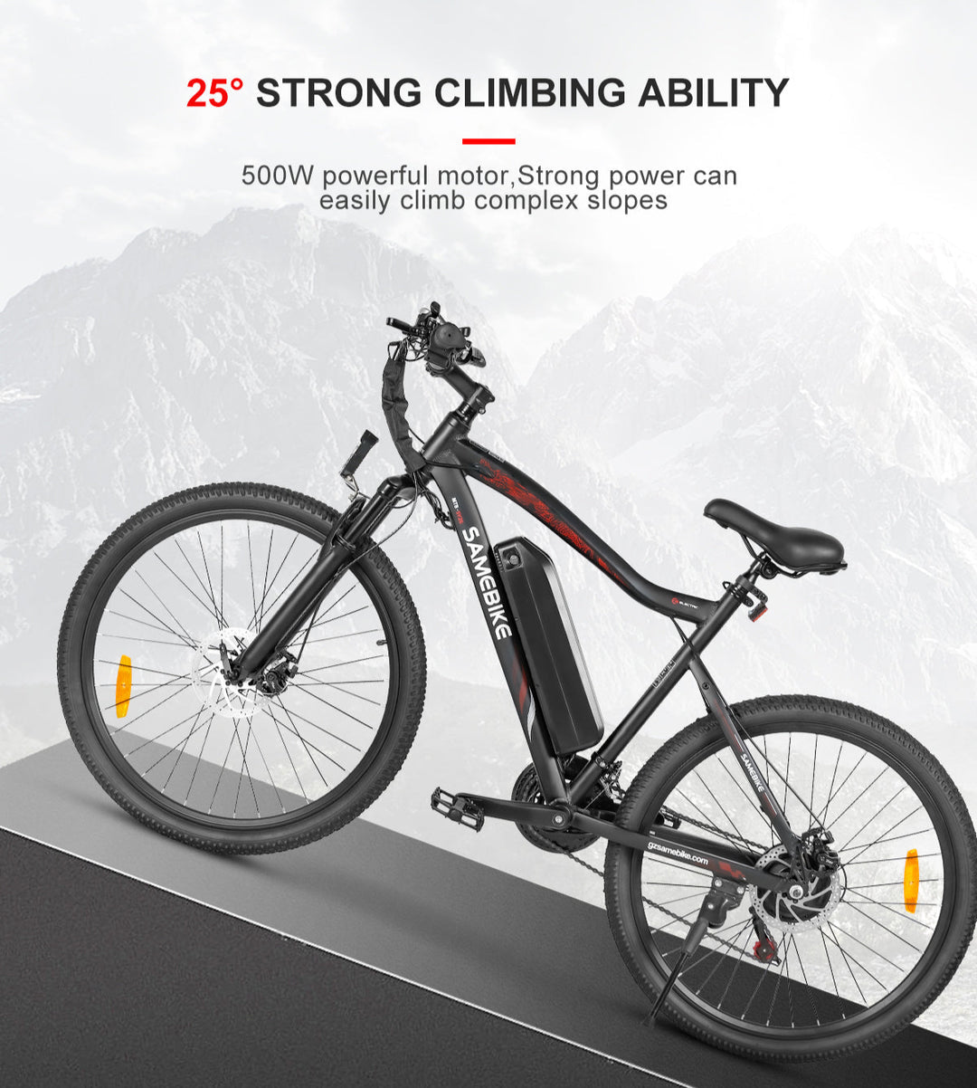 Samebike SY26-II kalnų elektrinis dviratis
