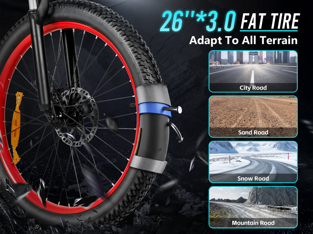 SAMEBIKE LO26 Plus 1000W galingas sulankstomas elektrinis dviratis