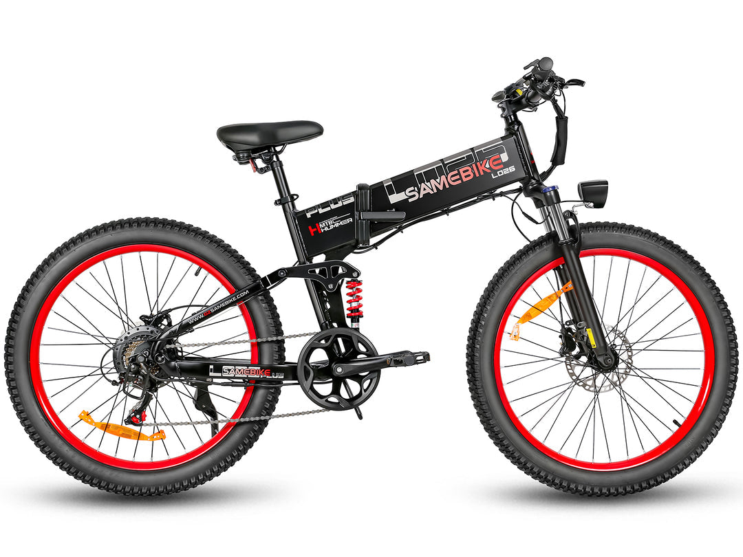 SAMEBIKE LO26 Plus 1000W galingas sulankstomas elektrinis dviratis