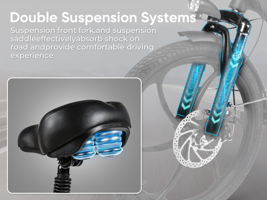 Samebike 20LVXD30 sulankstomas elektrinis dviratis
