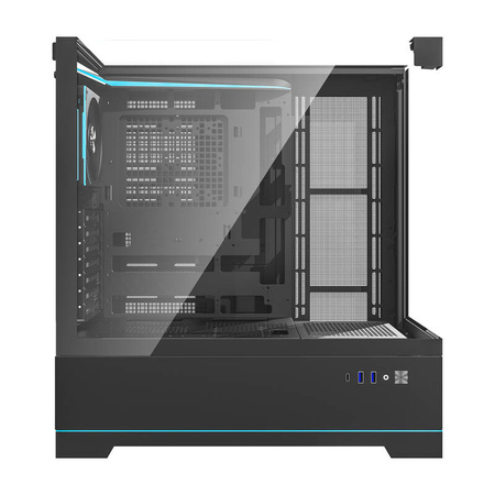 Darkflash DY450 PRO kompiuterio korpusas + 1 ventiliatorius