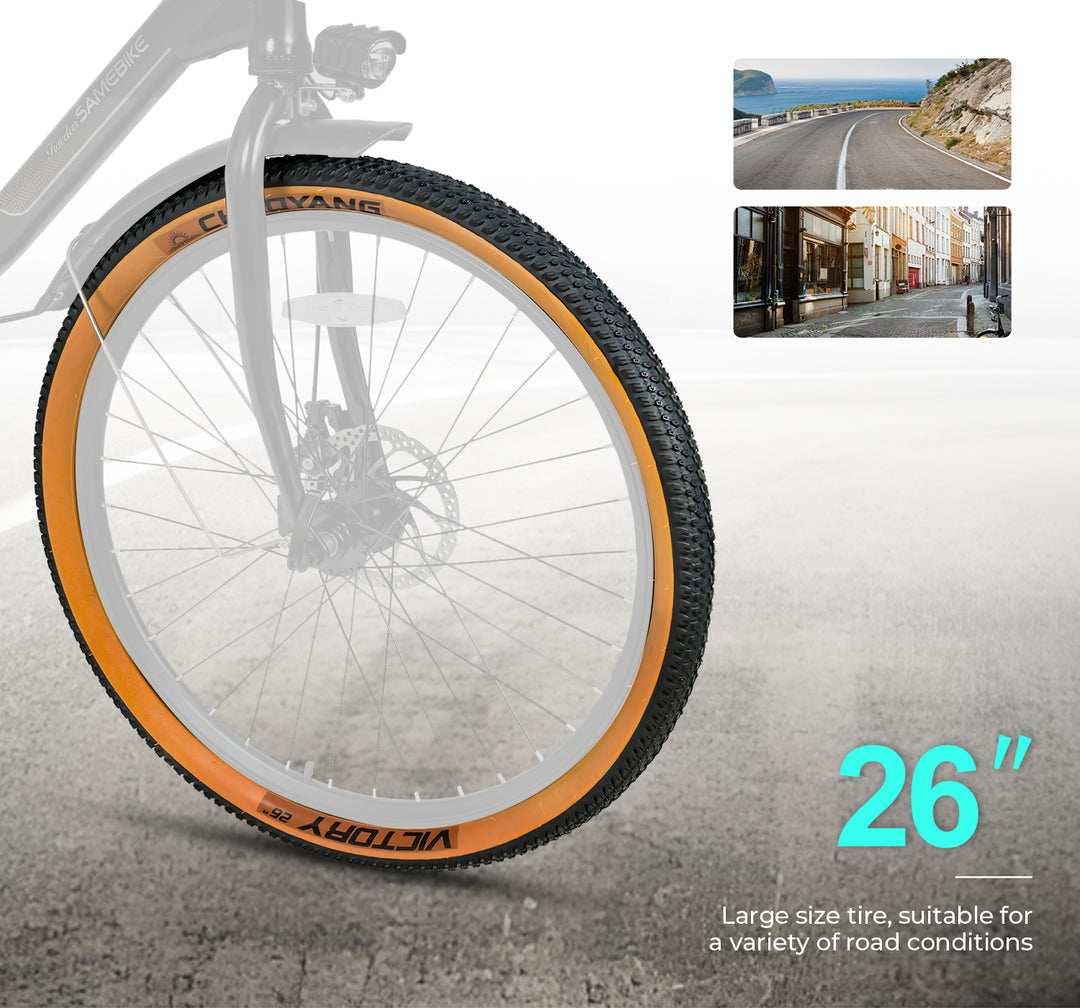 SAMEBIKE TDE10Z Elektrinis Dviratis 350W