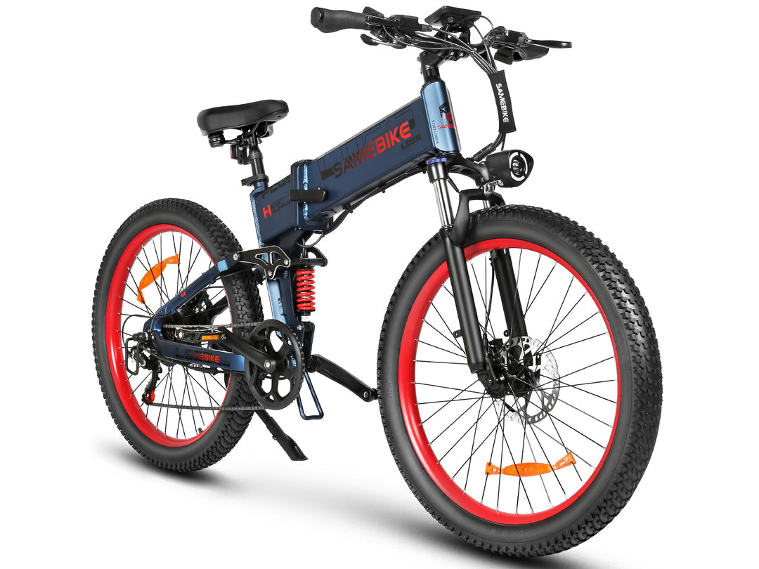 SAMEBIKE LO26 Plus 1000W galingas sulankstomas elektrinis dviratis