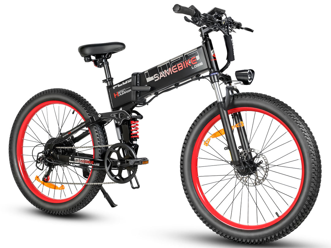 SAMEBIKE LO26 Plus 1000W galingas sulankstomas elektrinis dviratis