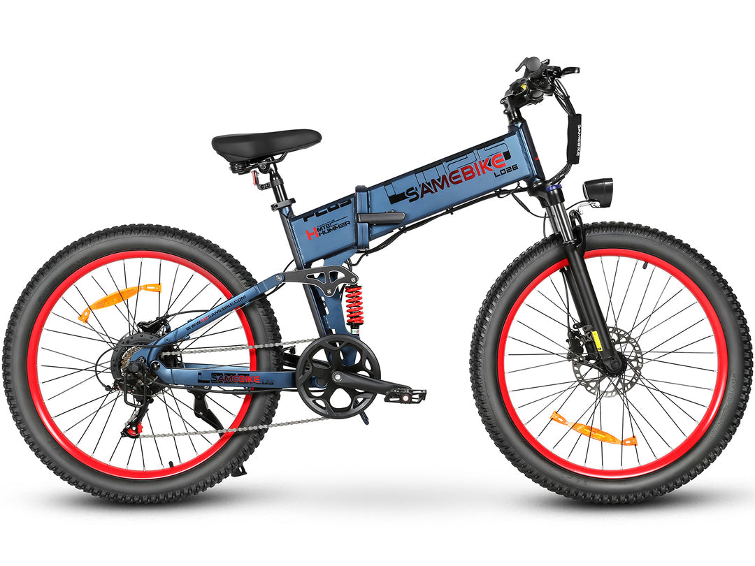 SAMEBIKE LO26 Plus 1000W galingas sulankstomas elektrinis dviratis