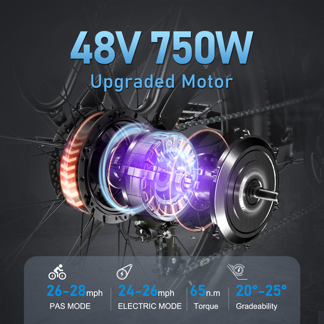 Samebike RS-A01 Elektrinis Dviratis 750W