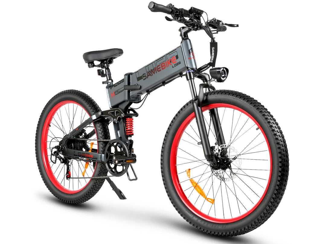 SAMEBIKE LO26 Plus 1000W galingas sulankstomas elektrinis dviratis
