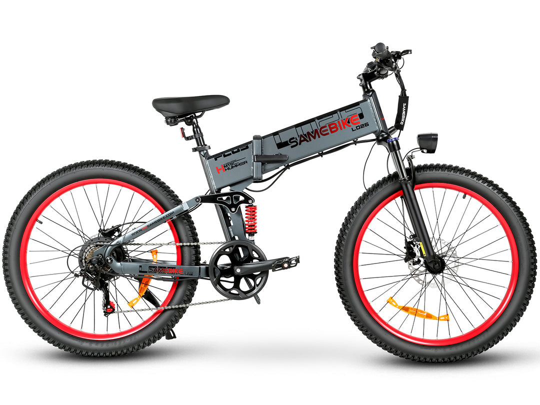 SAMEBIKE LO26 Plus 1000W galingas sulankstomas elektrinis dviratis