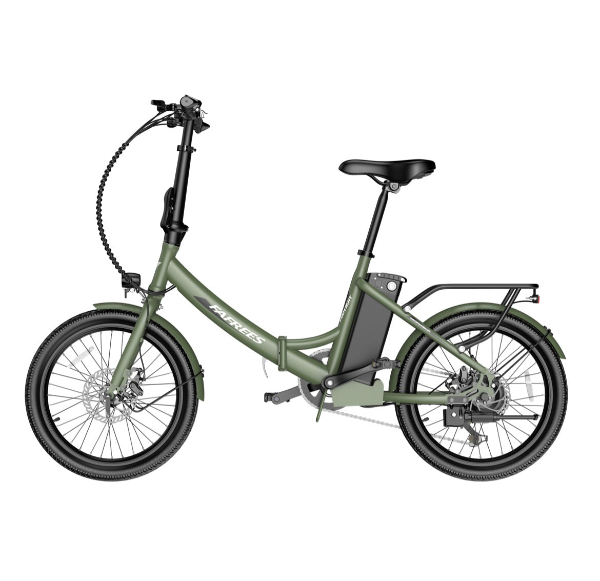 Elektrinis dviratis žalias smarton.lt
