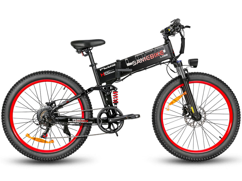 SAMEBIKE LO26 Plus 1000W galingas sulankstomas elektrinis dviratis
