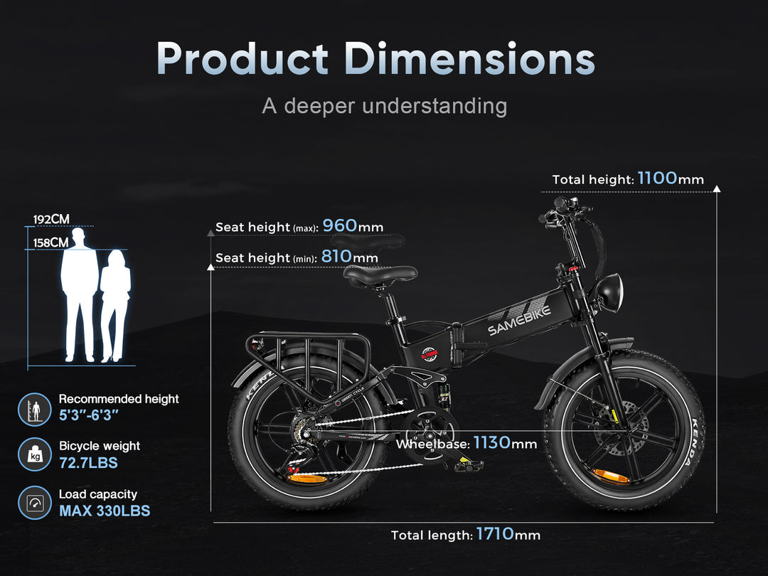 Samebike RS-A02 Off Road Elektrinis Dviratis 1200W