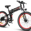 SAMEBIKE LO26 Plus 1000W galingas sulankstomas elektrinis dviratis