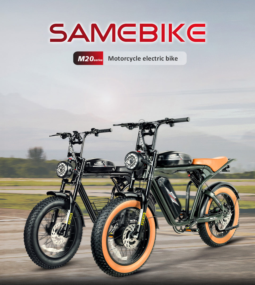 SAMEBIKE M20-III 2000W Elektrinis Dviratis 36Ah