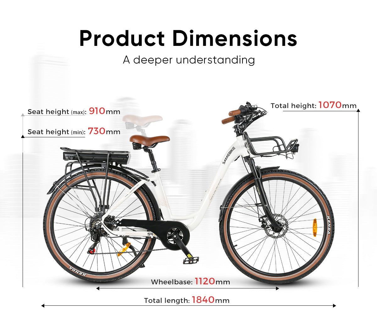 SAMEBIKE RS-A07 500W Elektrinis Dviratis