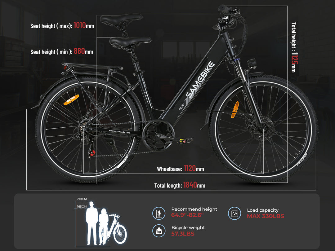 Samebike RS-A01 PRO Elektrinis Dviratis 15Ah