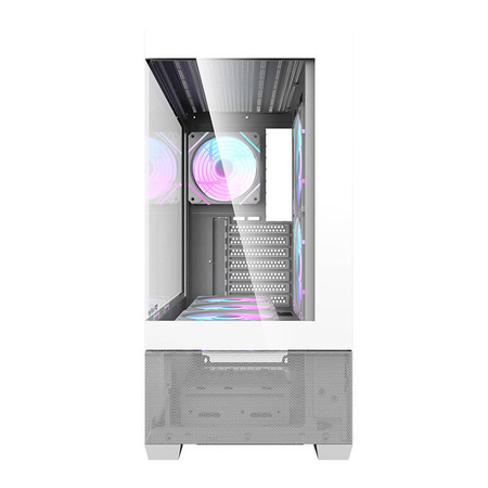 Darkflash DS900 AIR kompiuterio korpusas + 6 ARGB ventiliatoriai