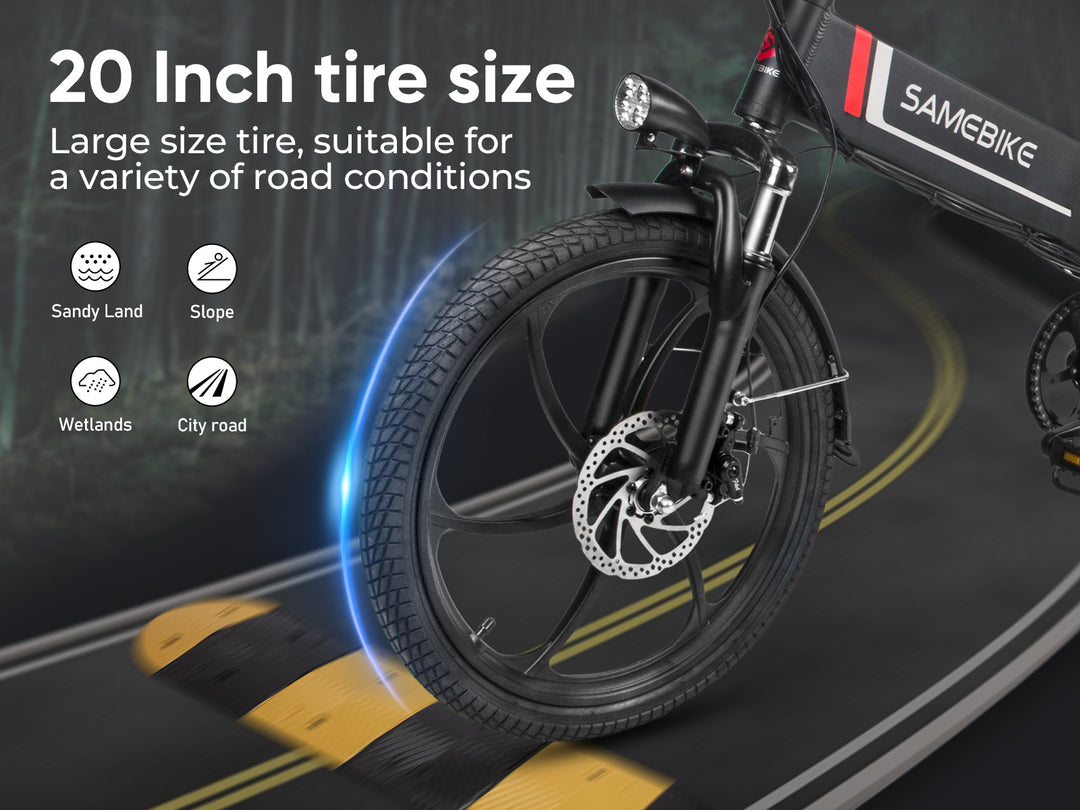 Samebike 20LVXD30 sulankstomas elektrinis dviratis