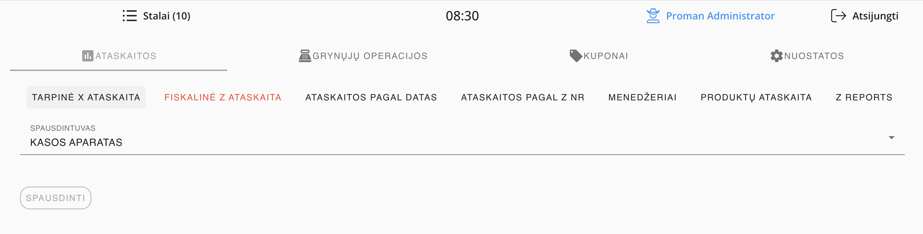 POS Reports