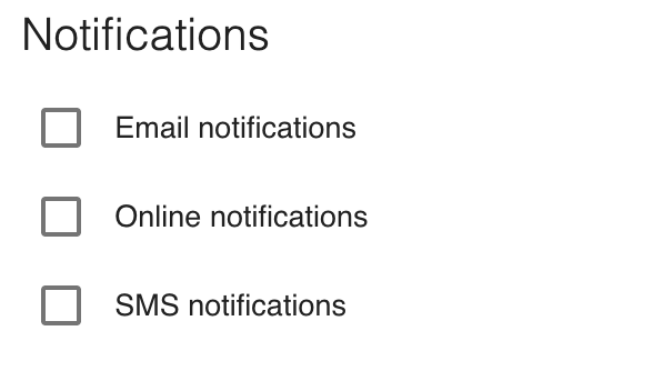 SmartOn · Notifications